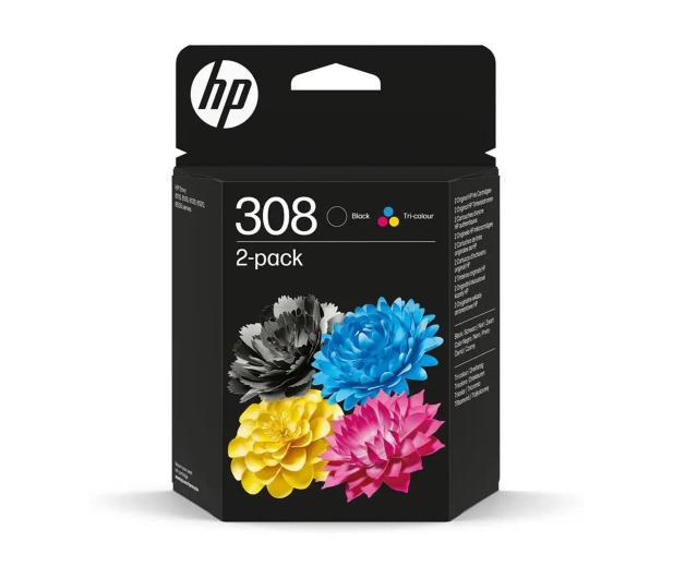 HP Zestaw 308 black i CMY Instant Ink - 1490884 - zdjęcie